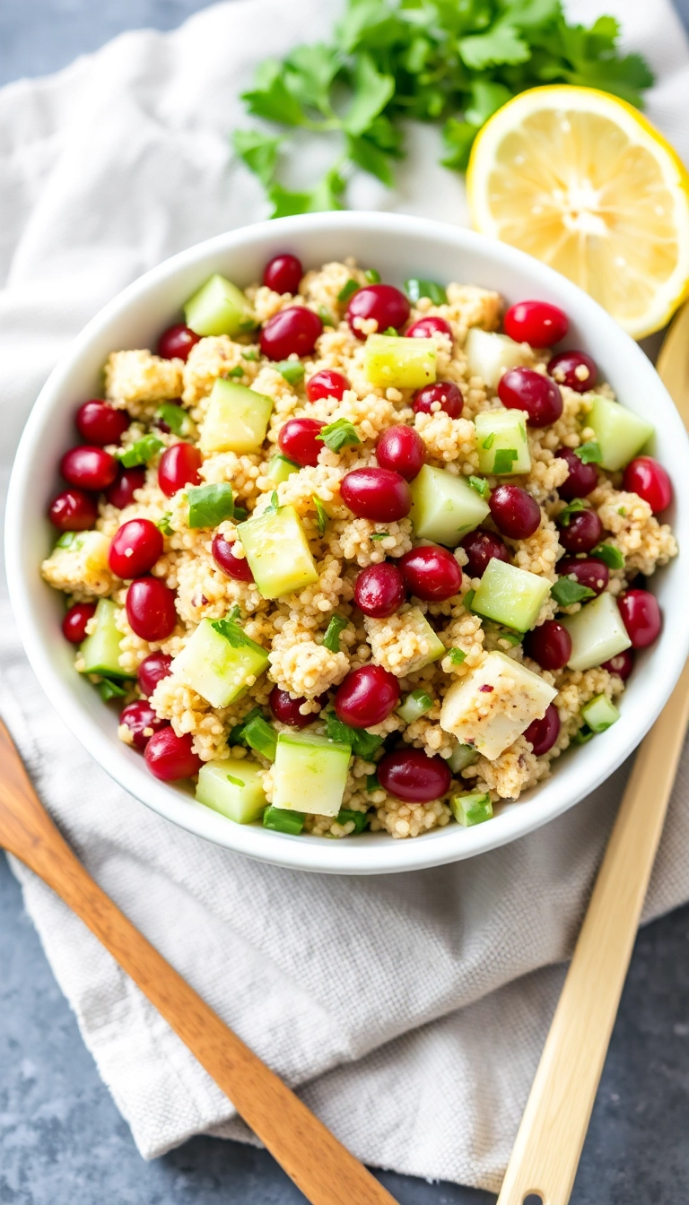 21 Savory Cranberry Recipes That Will Elevate Your Dinner Game (Prepare to Be Amazed by #8!) - 4. Cranberry Quinoa Salad