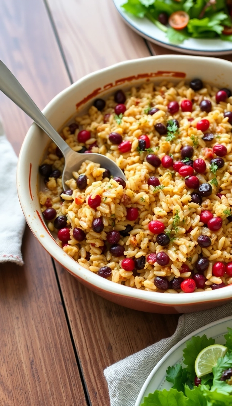 21 Savory Cranberry Recipes That Will Elevate Your Dinner Game (Prepare to Be Amazed by #8!) - 15. Cranberry and Wild Rice Casserole