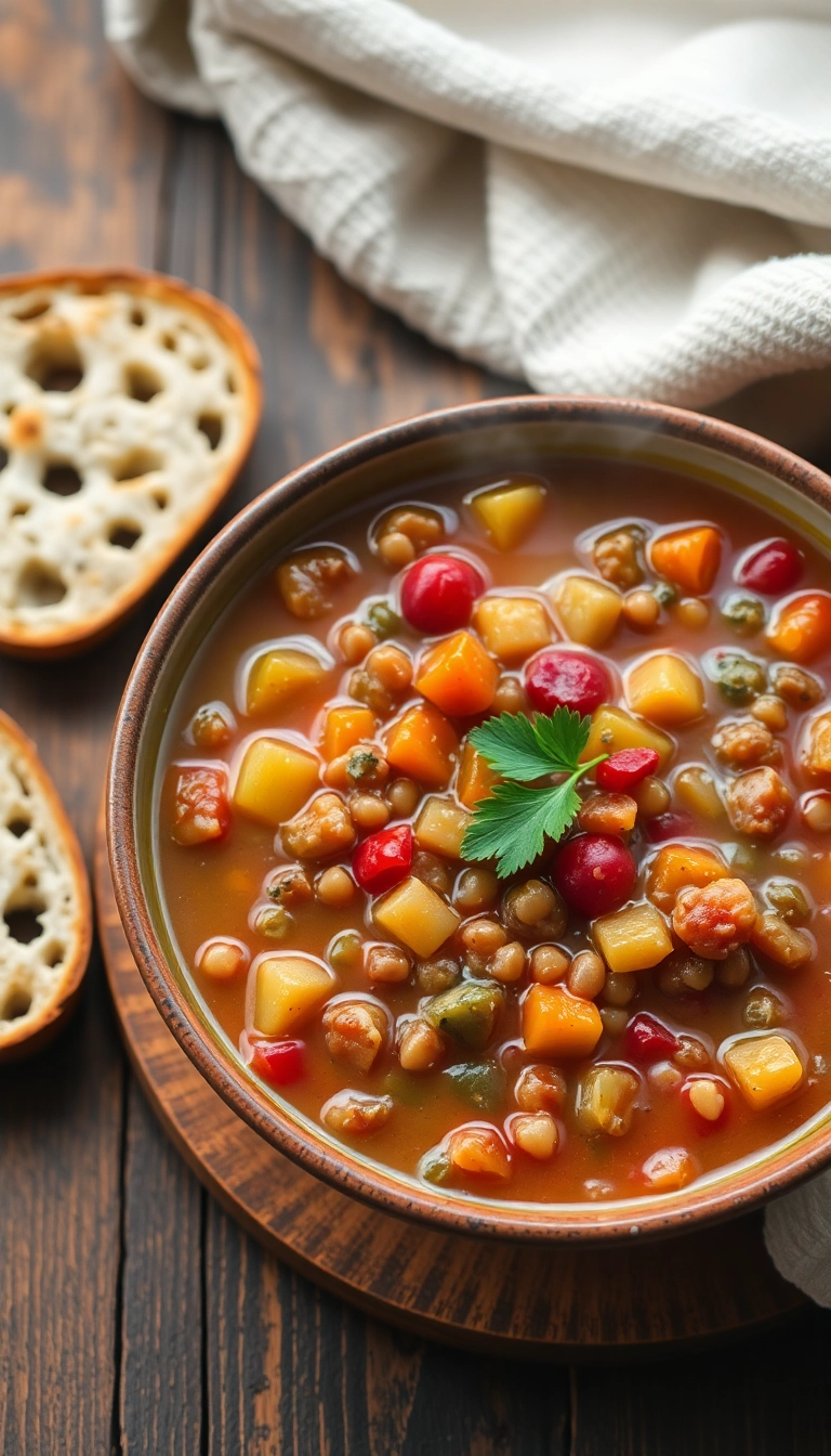 21 Savory Cranberry Recipes That Will Elevate Your Dinner Game (Prepare to Be Amazed by #8!) - 7. Cranberry Lentil Stew