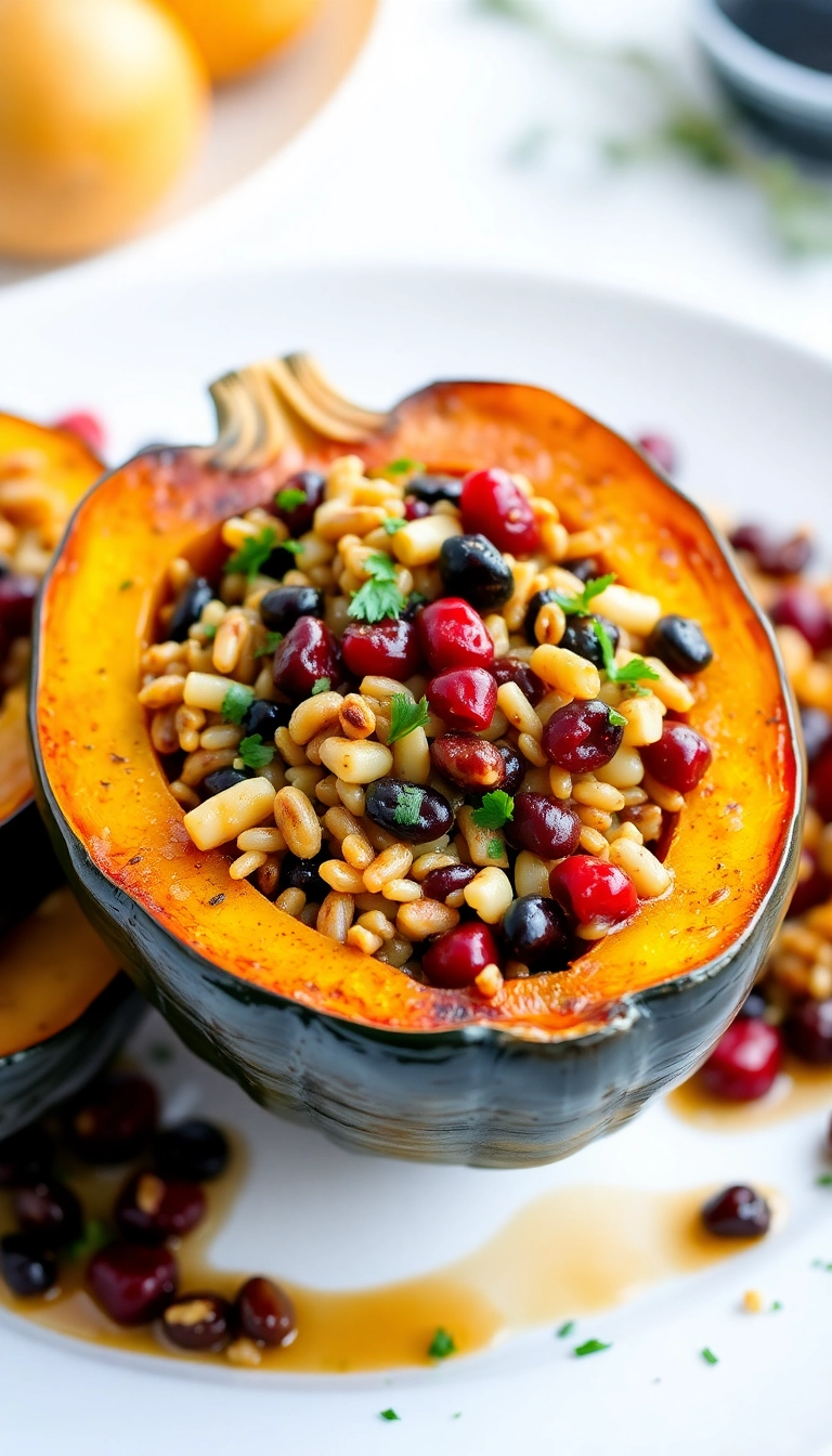 21 Savory Cranberry Recipes That Will Elevate Your Dinner Game (Prepare to Be Amazed by #8!) - 11. Cranberry-Stuffed Acorn Squash