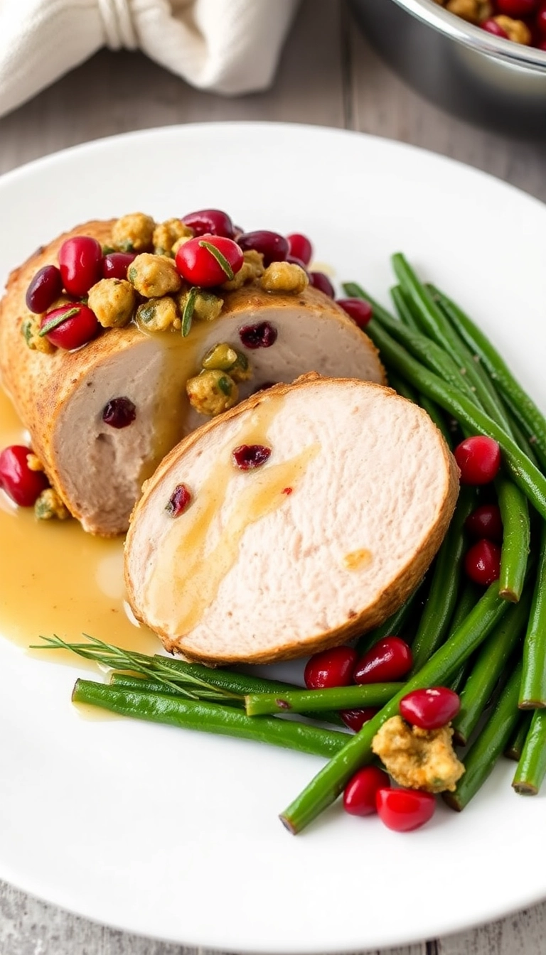 21 Savory Cranberry Recipes That Will Elevate Your Dinner Game (Prepare to Be Amazed by #8!) - 2. Cranberry and Sage Stuffed Pork Tenderloin