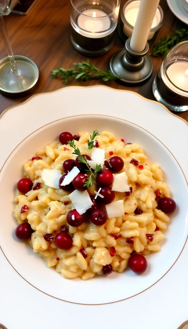 21 Savory Cranberry Recipes That Will Elevate Your Dinner Game (Prepare to Be Amazed by #8!) - 8. Cranberry-Infused Risotto