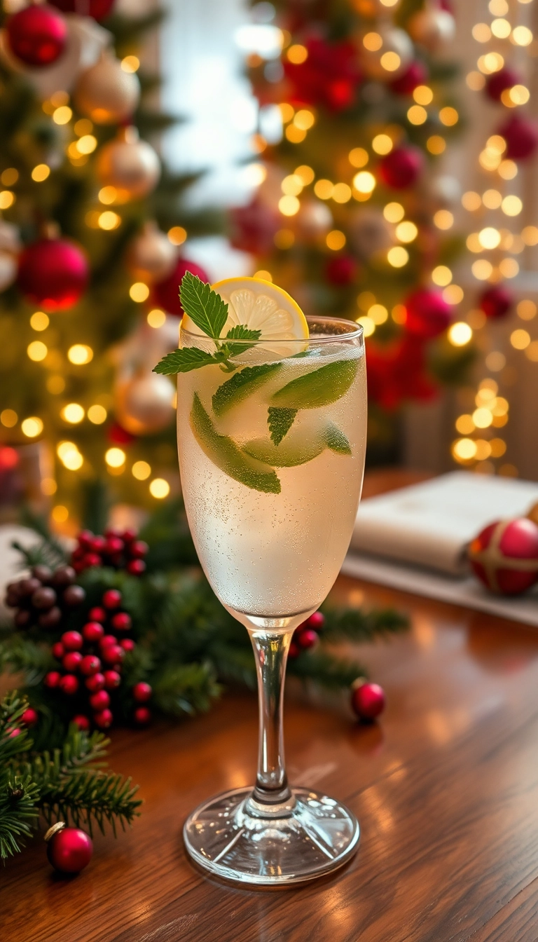 21 Christmas Cocktails That Will Make Your Holiday Party Unforgettable (You Won't Believe #15!) - 8. Holiday Spritz