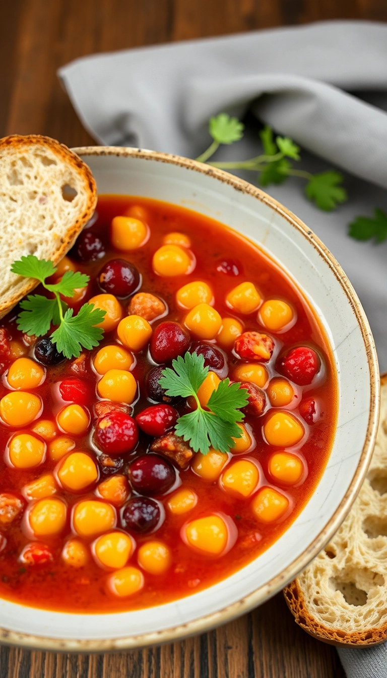 21 Savory Cranberry Recipes That Will Elevate Your Dinner Game (Prepare to Be Amazed by #8!) - 19. Cranberry and Chickpea Stew