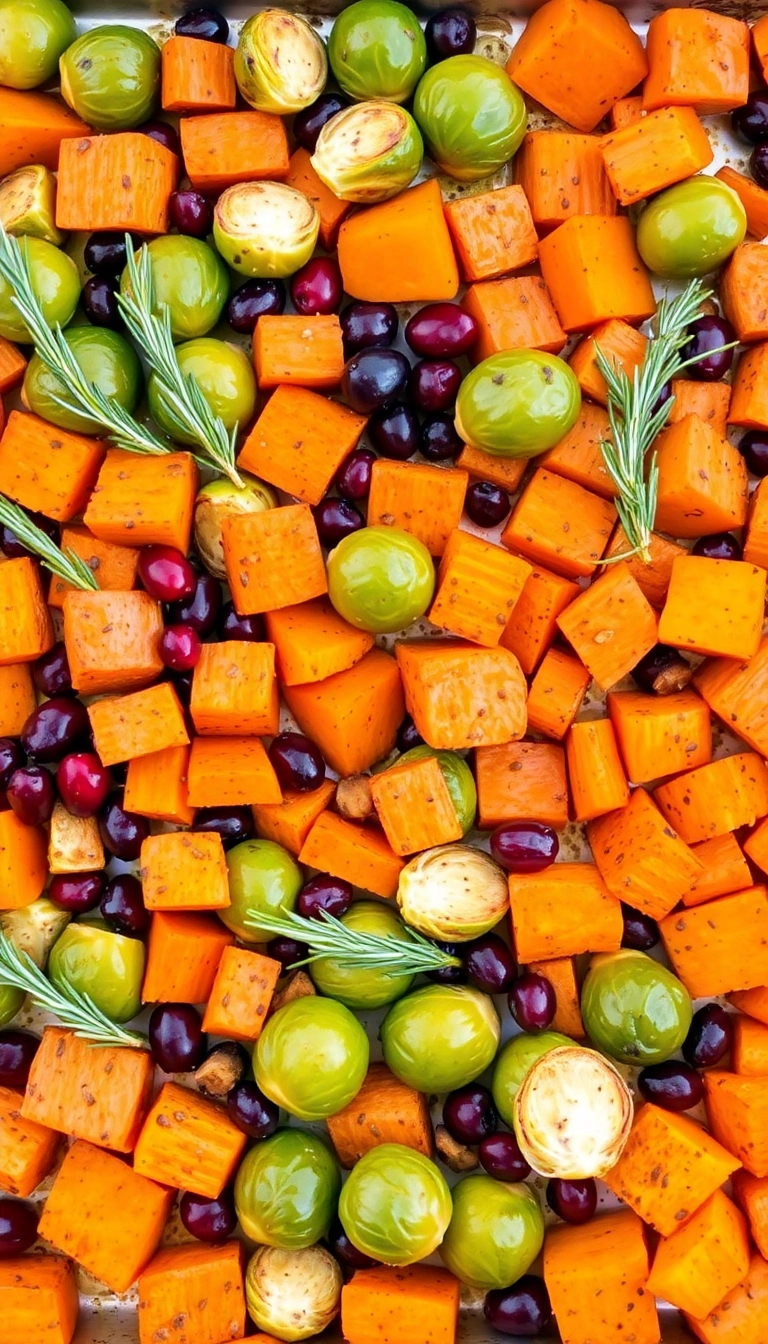 21 Savory Cranberry Recipes That Will Elevate Your Dinner Game (Prepare to Be Amazed by #8!) - 9. Cranberry and Rosemary Roasted Vegetables